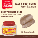Honey & Almond Face & Body Scrub – Gentle Nourishment & Smooth Radiance
