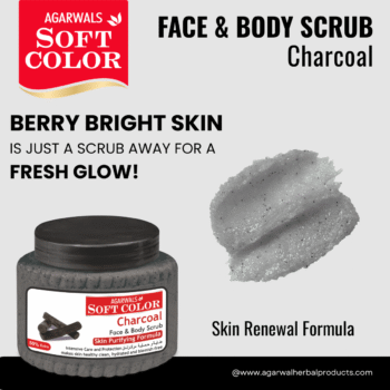 Charcoal Face & Body Scrub – Deep Detox for Clear & Refreshed Skin