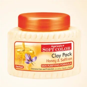 Honey & Saffron Clay Pack – Glow-Enhancing & Nourishing Care
