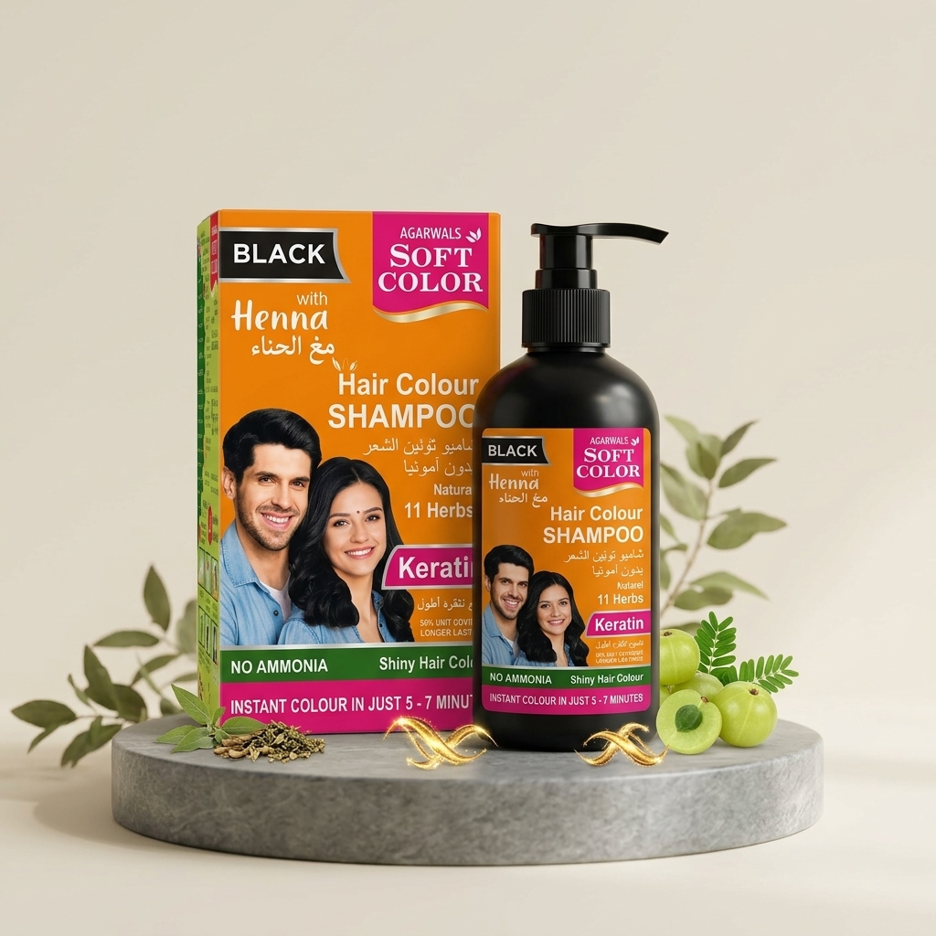 Hair Colour Shampoo (Keratin)