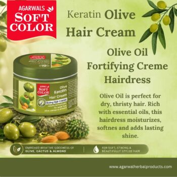 Keratin Olive Hair cream